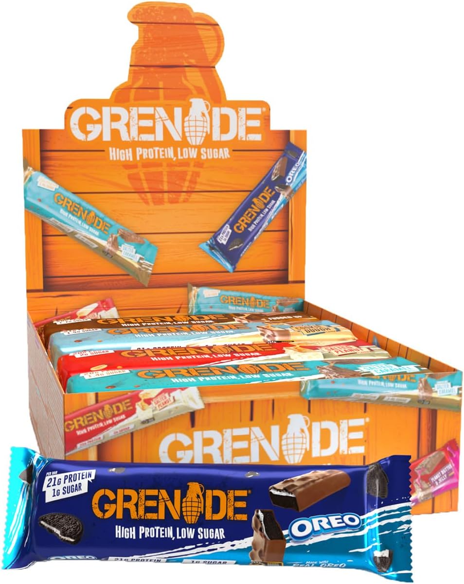 Grenade High Protein, Low Sugar Bar -12 x 60 g