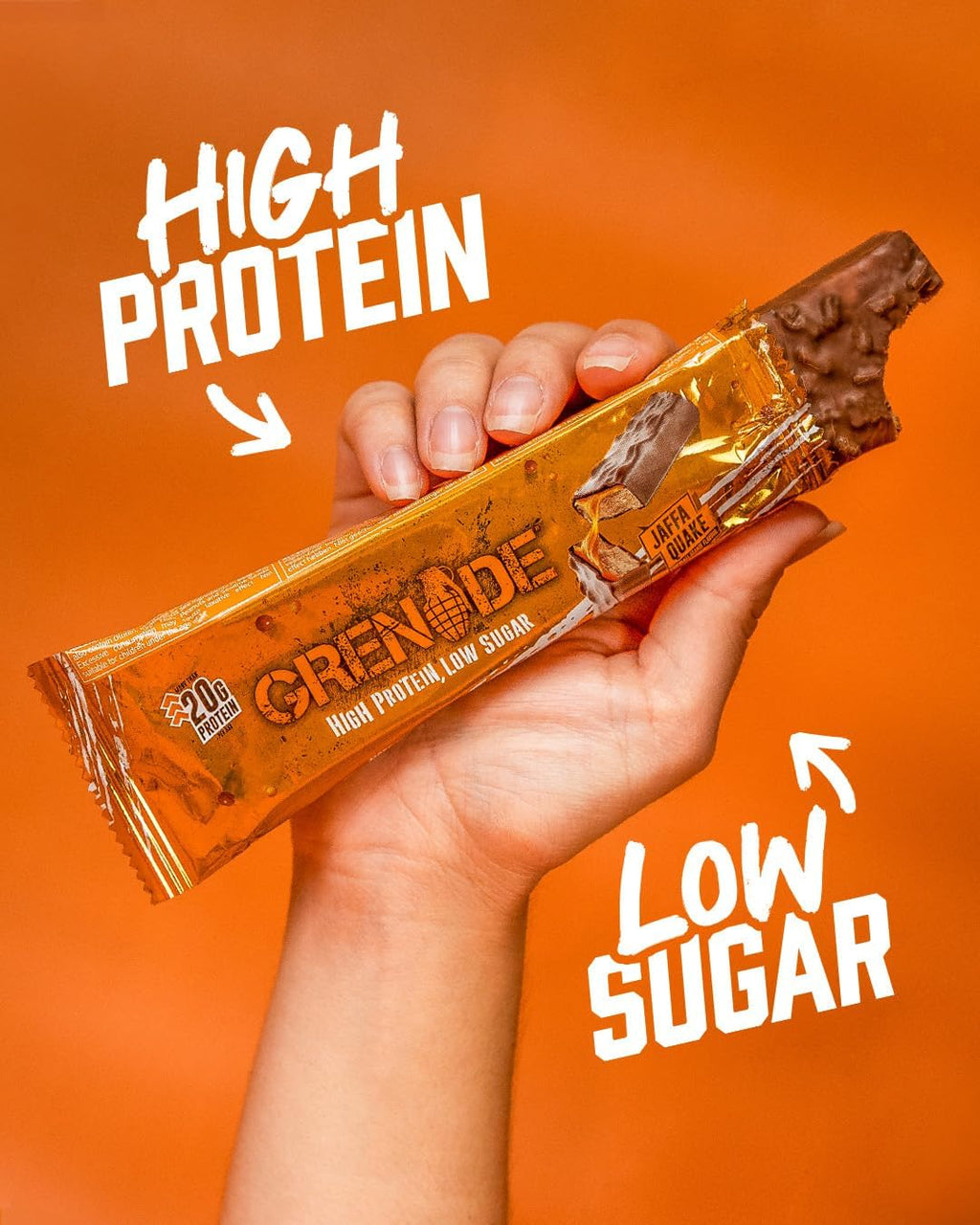 Grenade High Protein, Low Sugar Bar -12 x 60 g