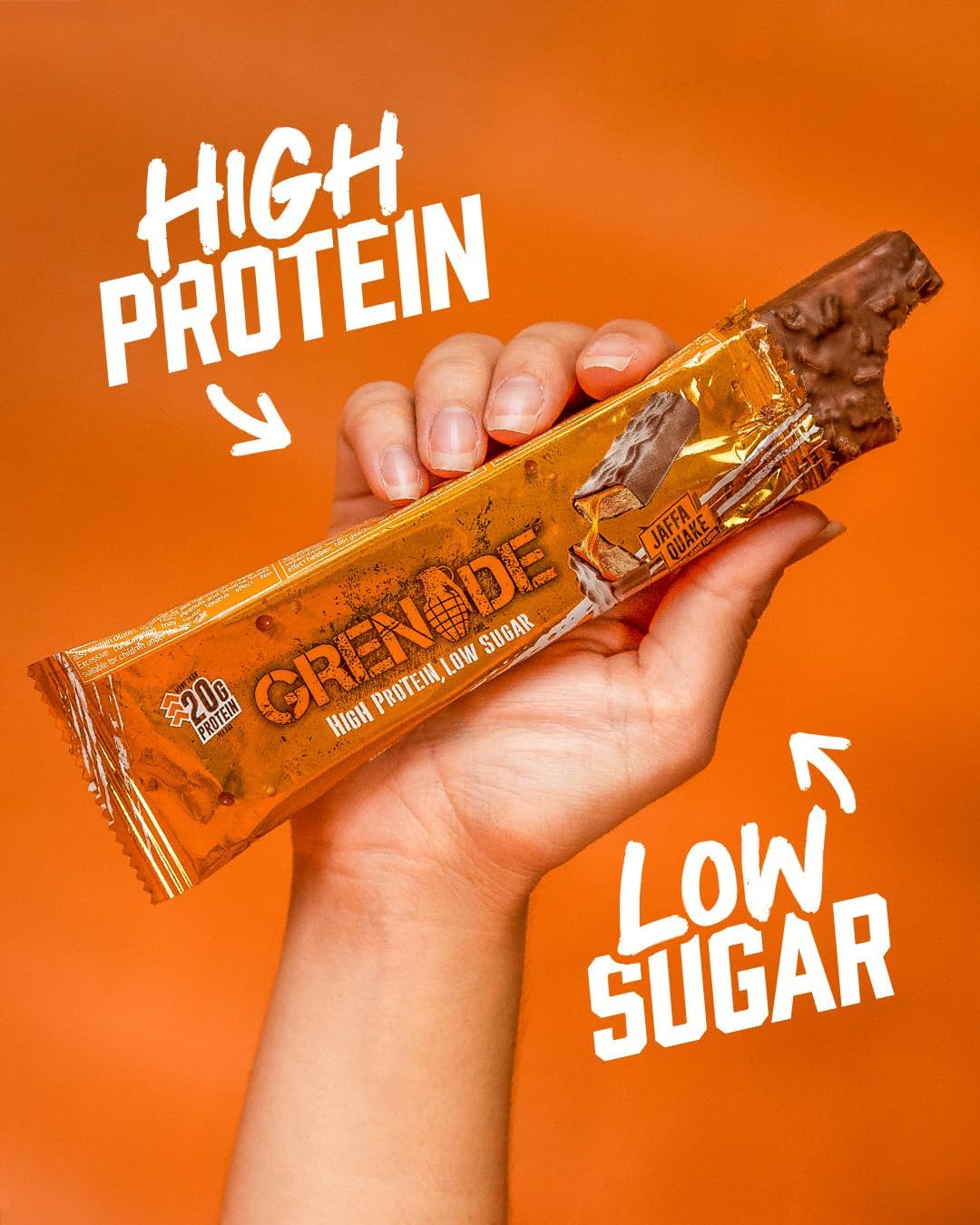 Grenade High Protein, Low Sugar Bar -12 x 60 g