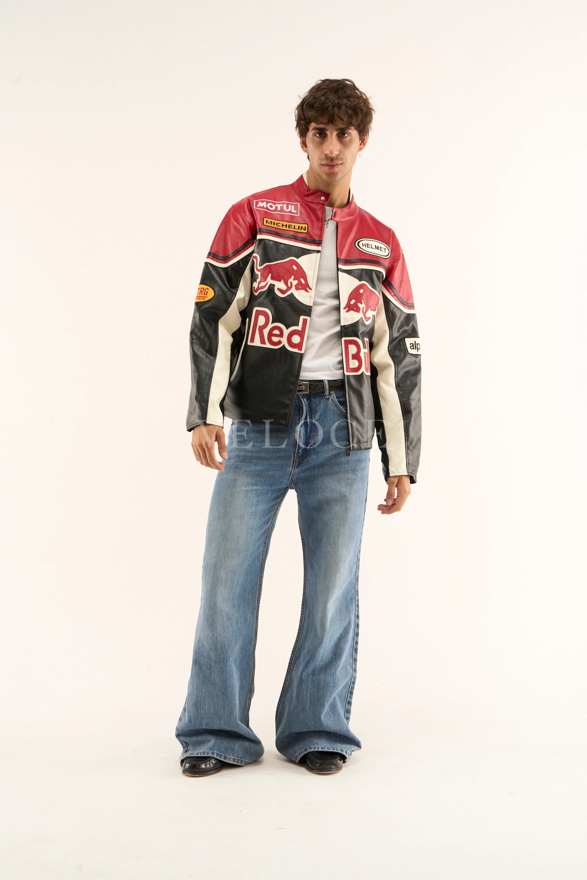 Red Bull Leather Racing Jacket