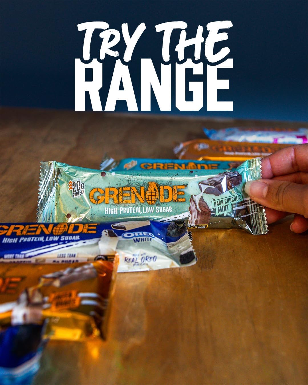 Grenade High Protein, Low Sugar Bar -12 x 60 g