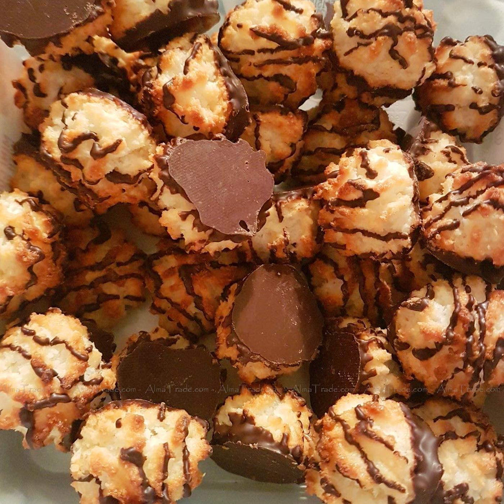 Poppies Master Baker Mini Coconut Macaroons With Belgian Chocolate Pack 700g