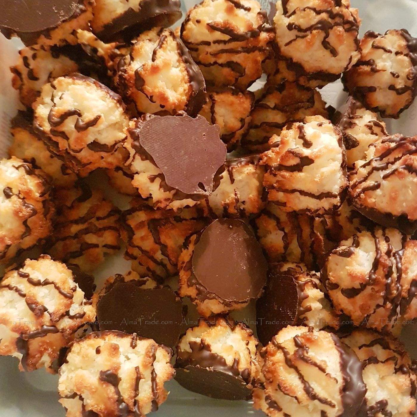 Poppies Master Baker Mini Coconut Macaroons With Belgian Chocolate Pack 700g