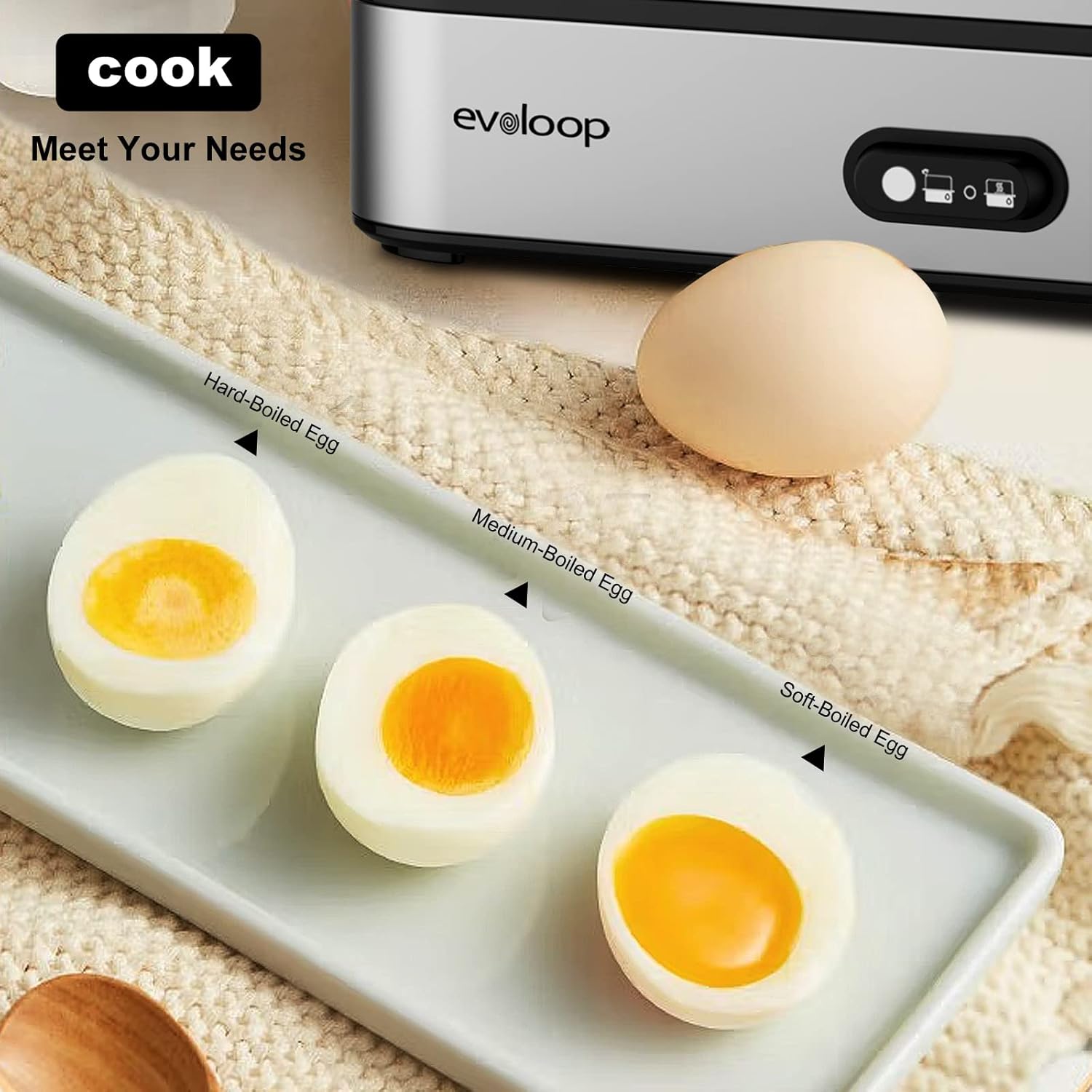 Egg Cooker Electric 6 Eggs Capacity