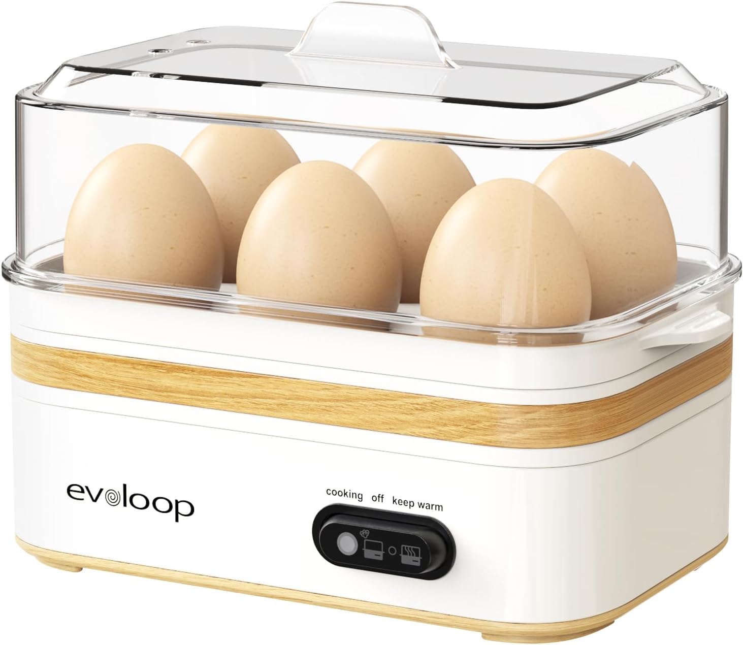 Egg Cooker Electric 6 Eggs Capacity