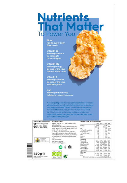 Kellogg's Special K Great Taste Balanced Diet Pack of 2 x 750g