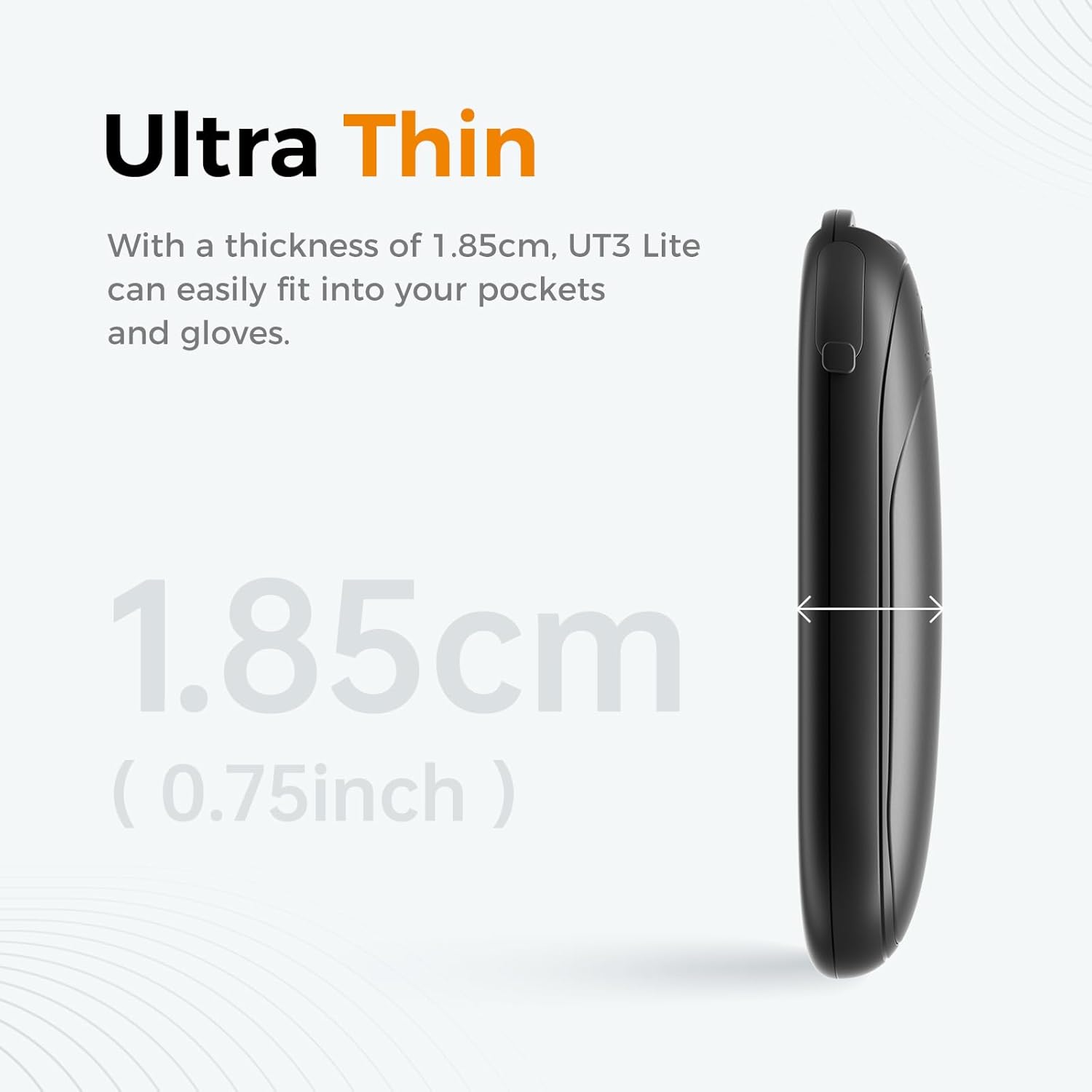 OCOOPA UT3 Lite Magnetic Hand Warmers Rechargeable 2 pack