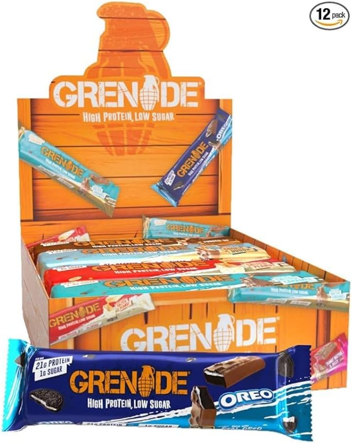 Grenade High Protein, Low Sugar Bar -12 x 60 g