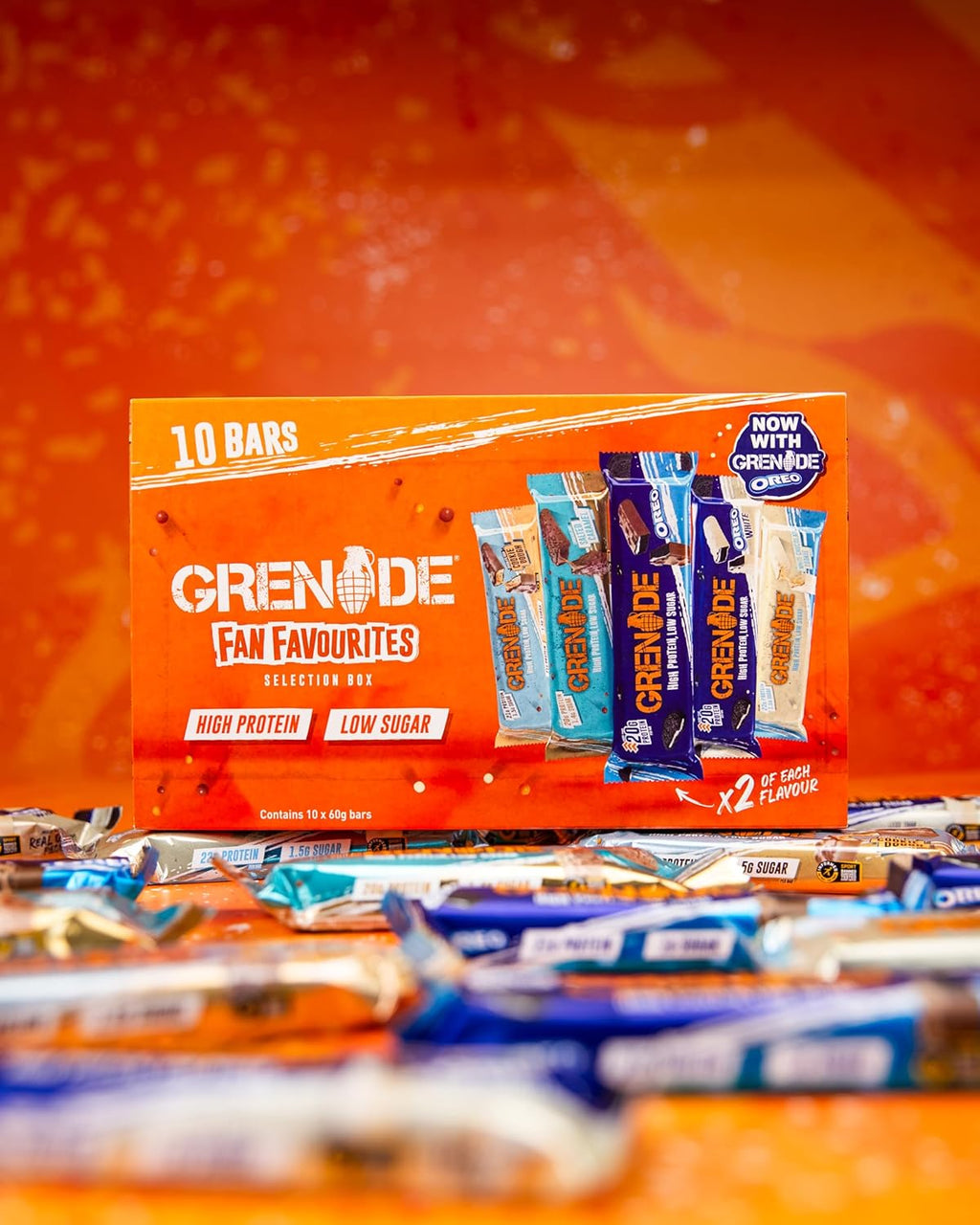 Grenade High Protein, Low Sugar Bar -12 x 60 g