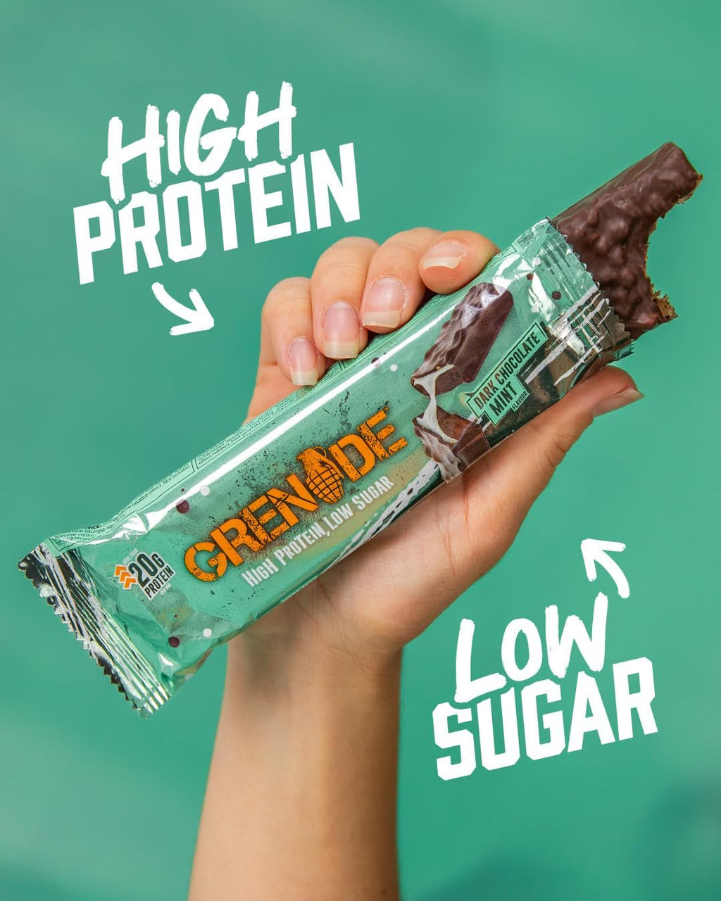Grenade High Protein, Low Sugar Bar -12 x 60 g