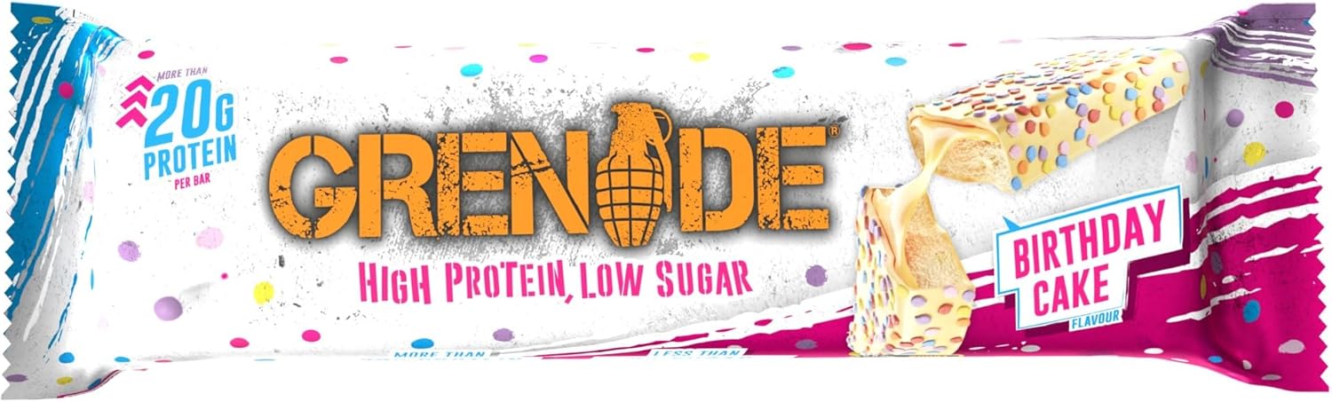 Grenade High Protein, Low Sugar Bar -12 x 60 g