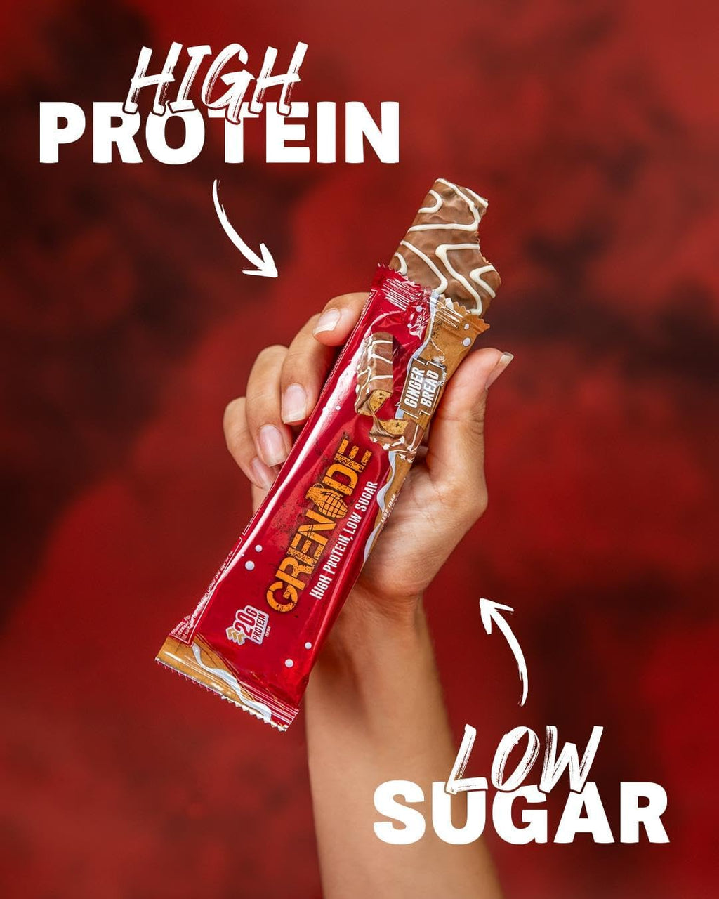 Grenade High Protein, Low Sugar Bar -12 x 60 g