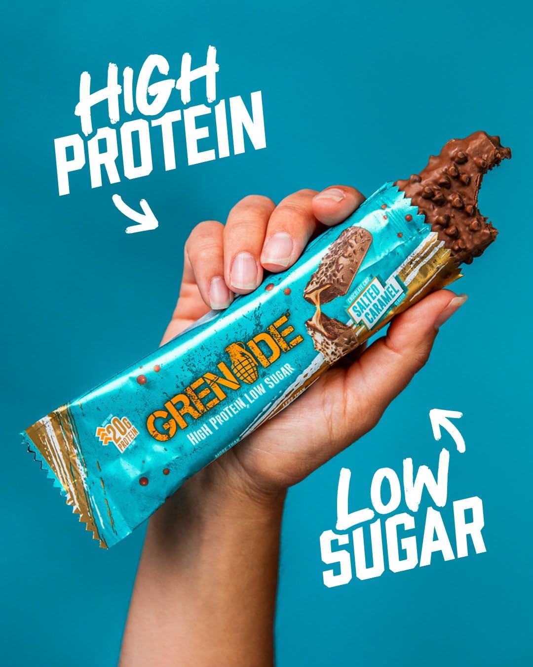 Grenade High Protein, Low Sugar Bar -12 x 60 g