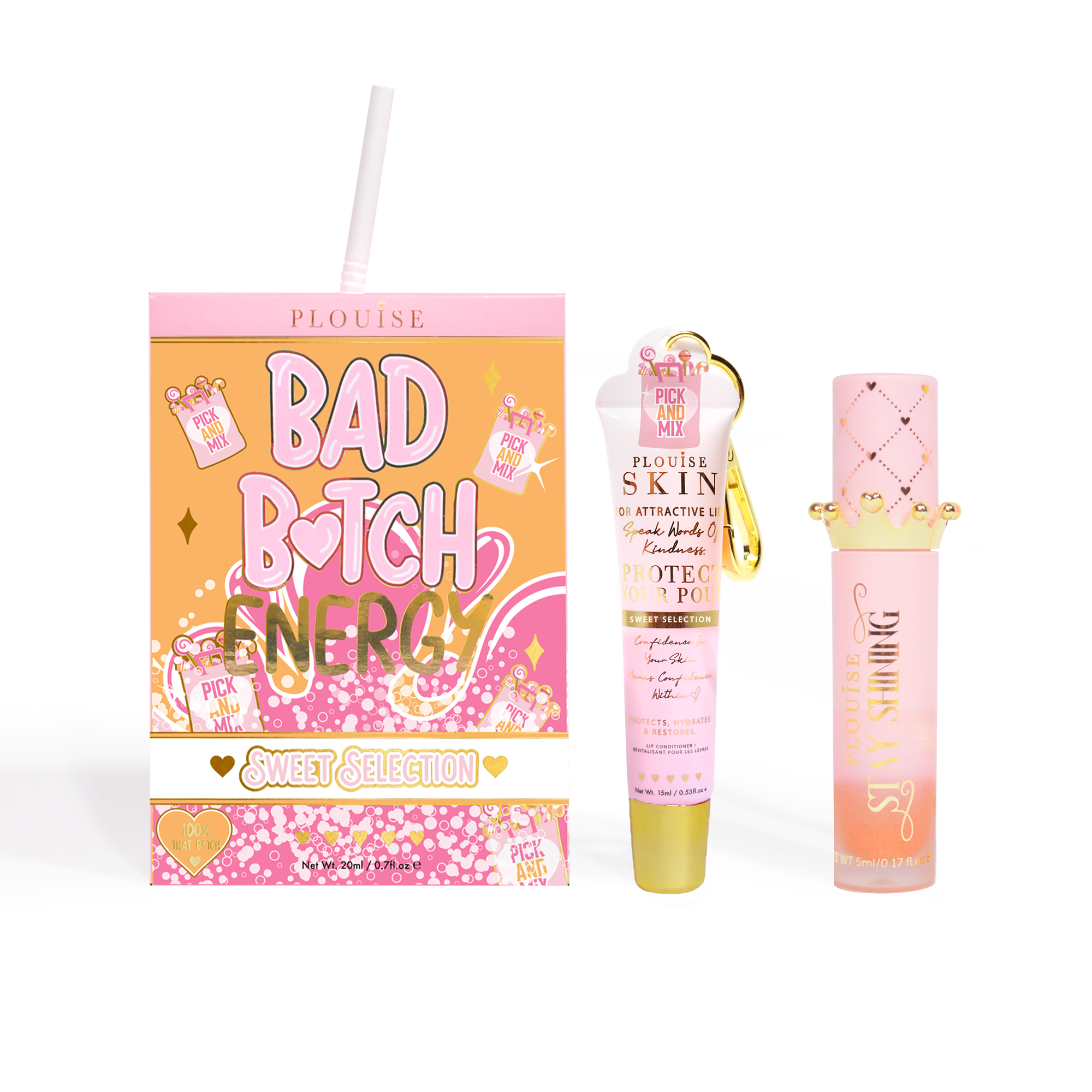 P.Louise Bad Bitch Energy Lip Duo * 3