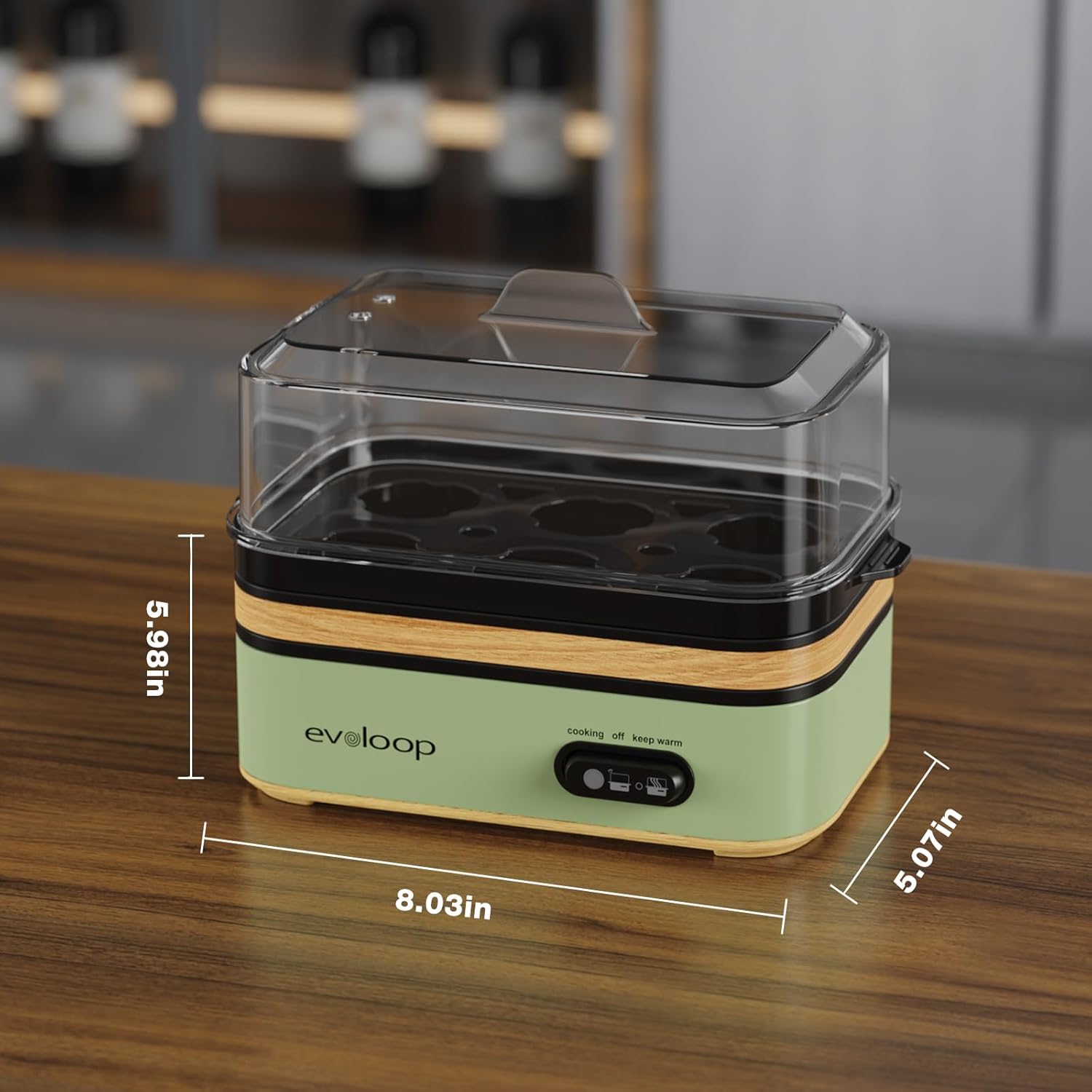 Egg Cooker Electric 6 Eggs Capacity