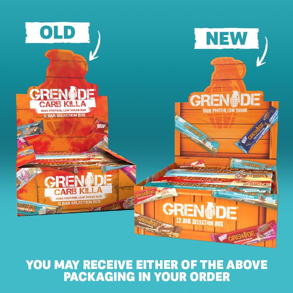 Grenade High Protein, Low Sugar Bar -12 x 60 g