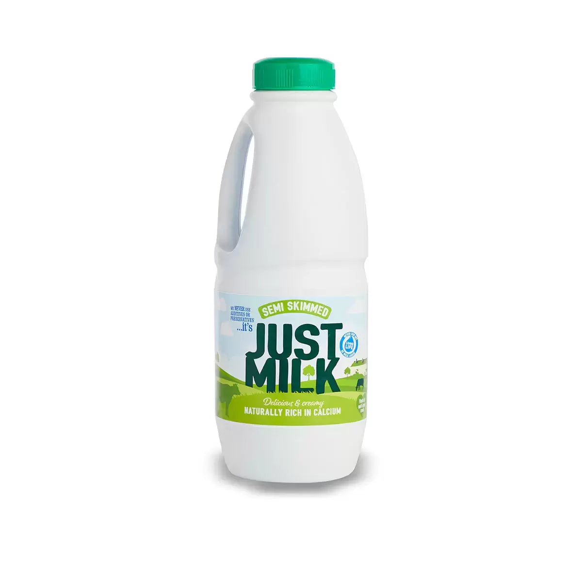 Candia Just Milk Semi-Skimmed Milk Pack of 1 litter