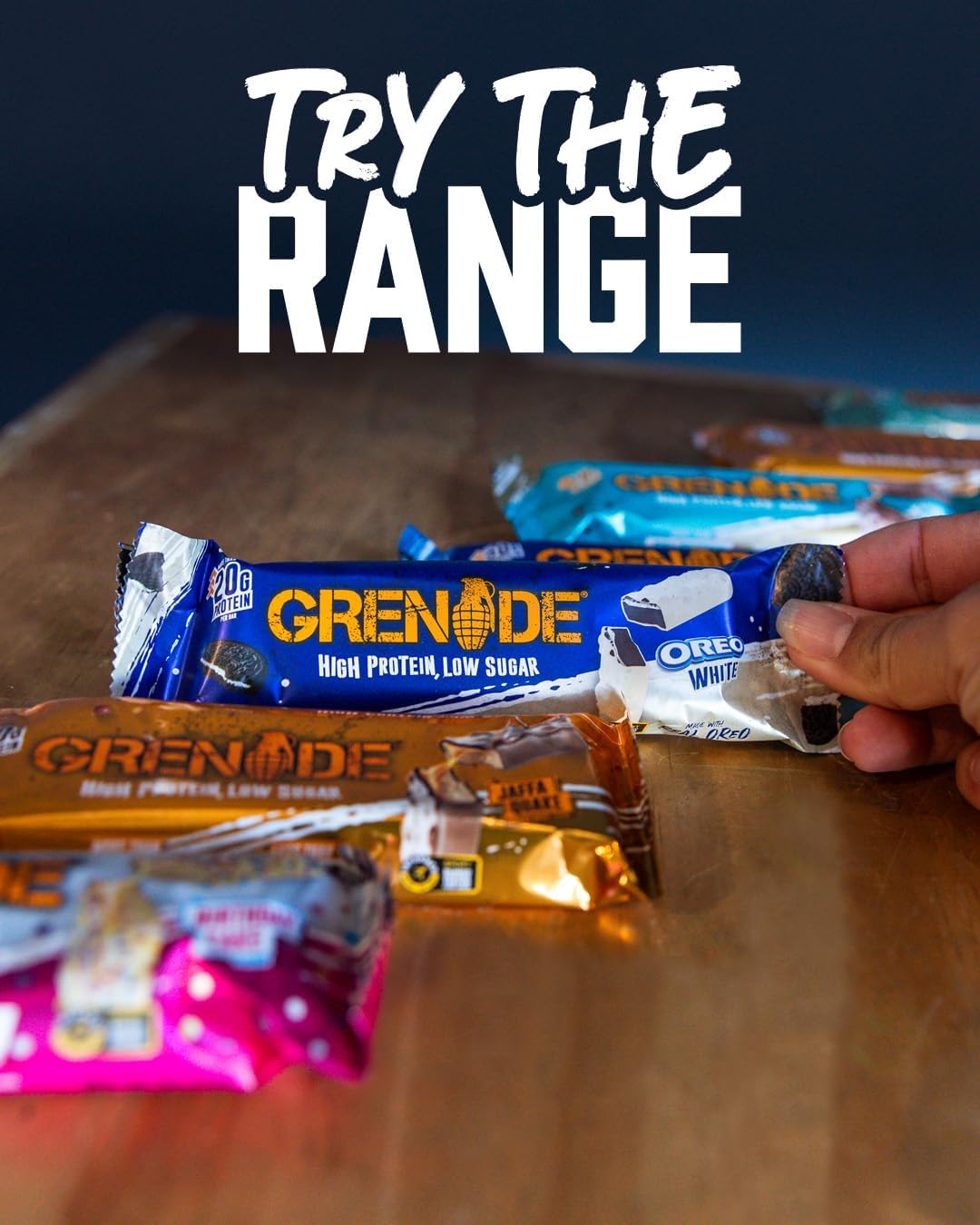 Grenade High Protein, Low Sugar Bar -12 x 60 g