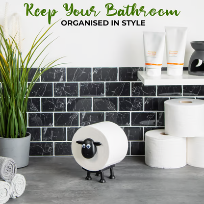 💥Sheep Toilet Roll Holder – Funny Toilet Paper Holder （6 PCS） .Free 12 rolls of tissues
