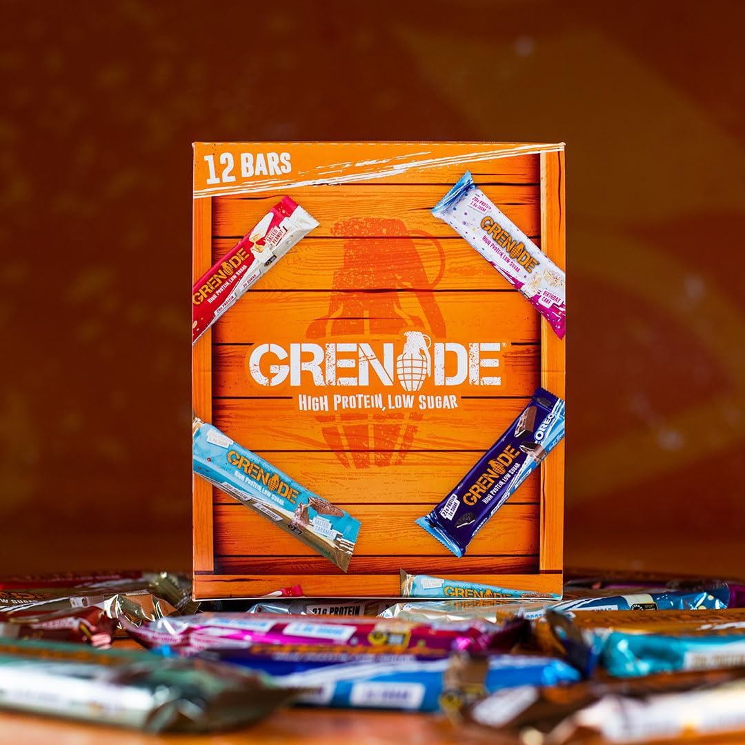 Grenade High Protein, Low Sugar Bar -12 x 60 g