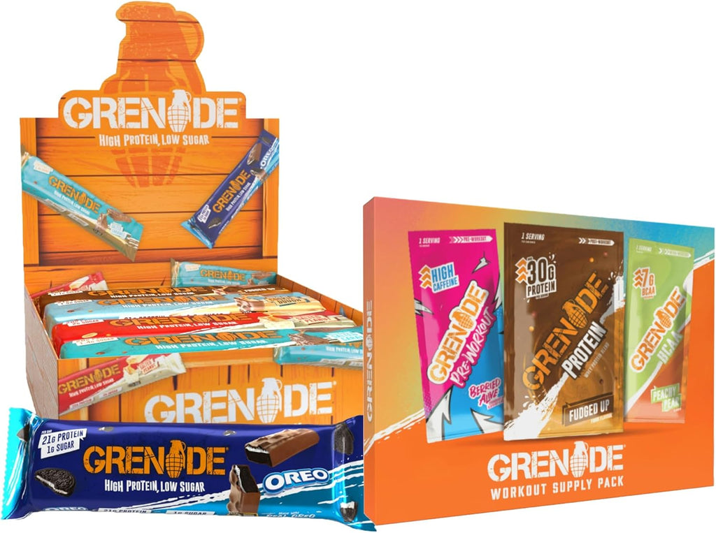 Grenade High Protein, Low Sugar Bar -12 x 60 g
