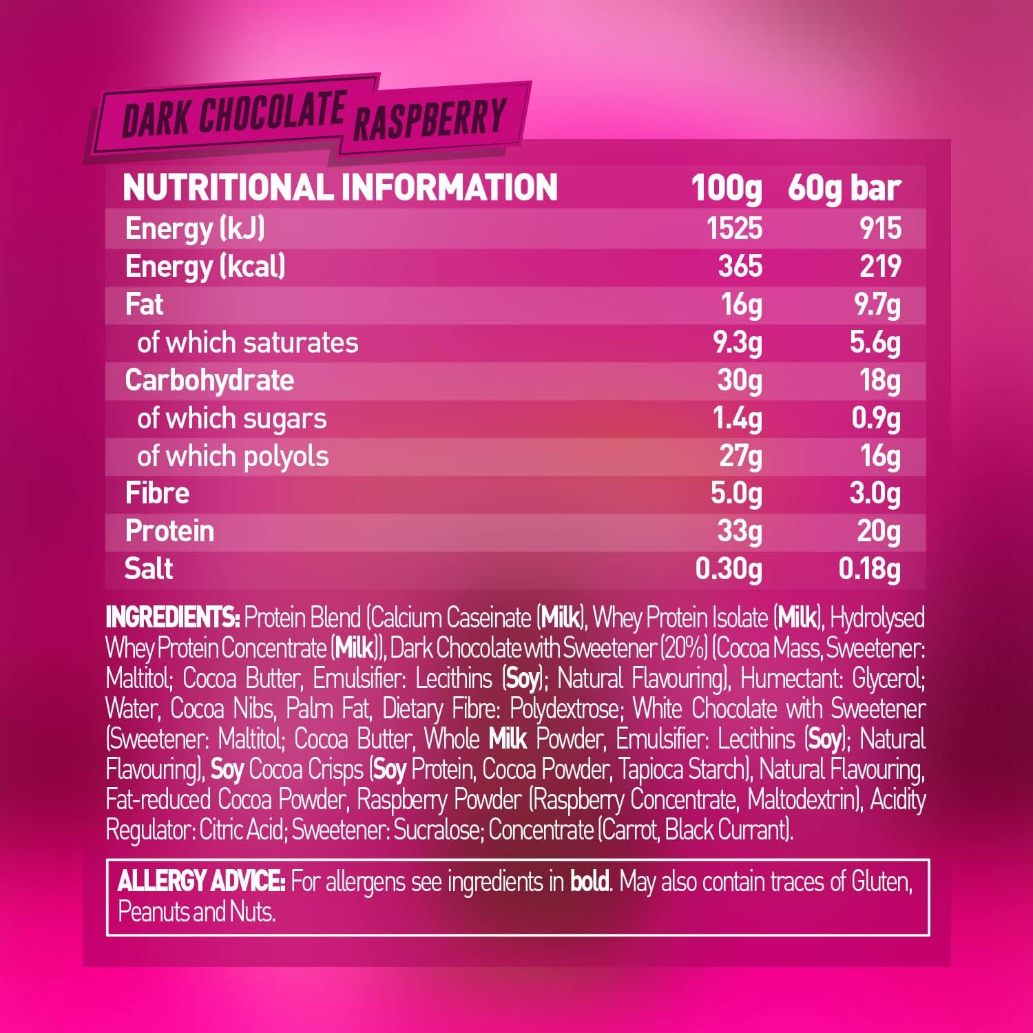 Grenade High Protein, Low Sugar Bar -12 x 60 g