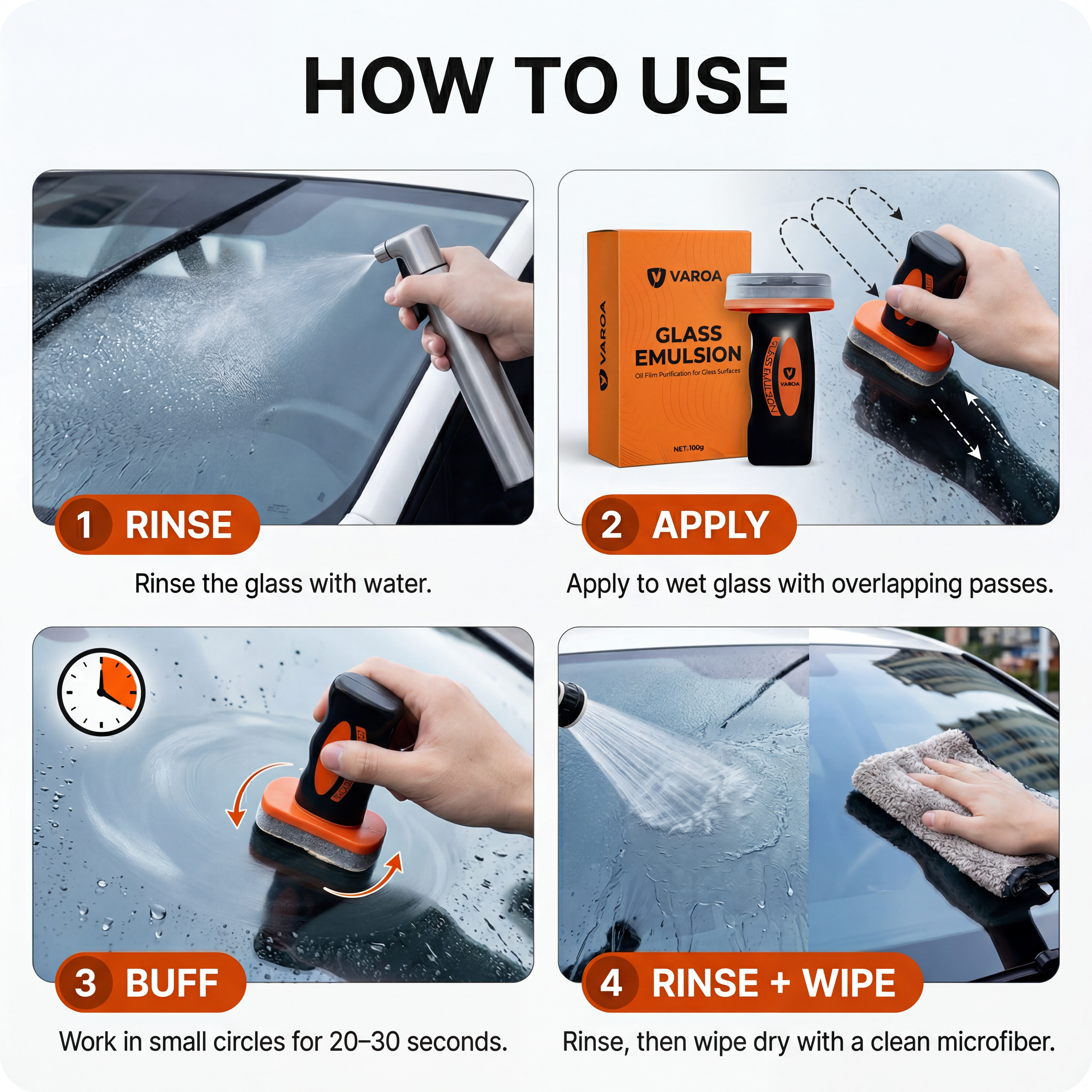 Glass Oil Film Remover