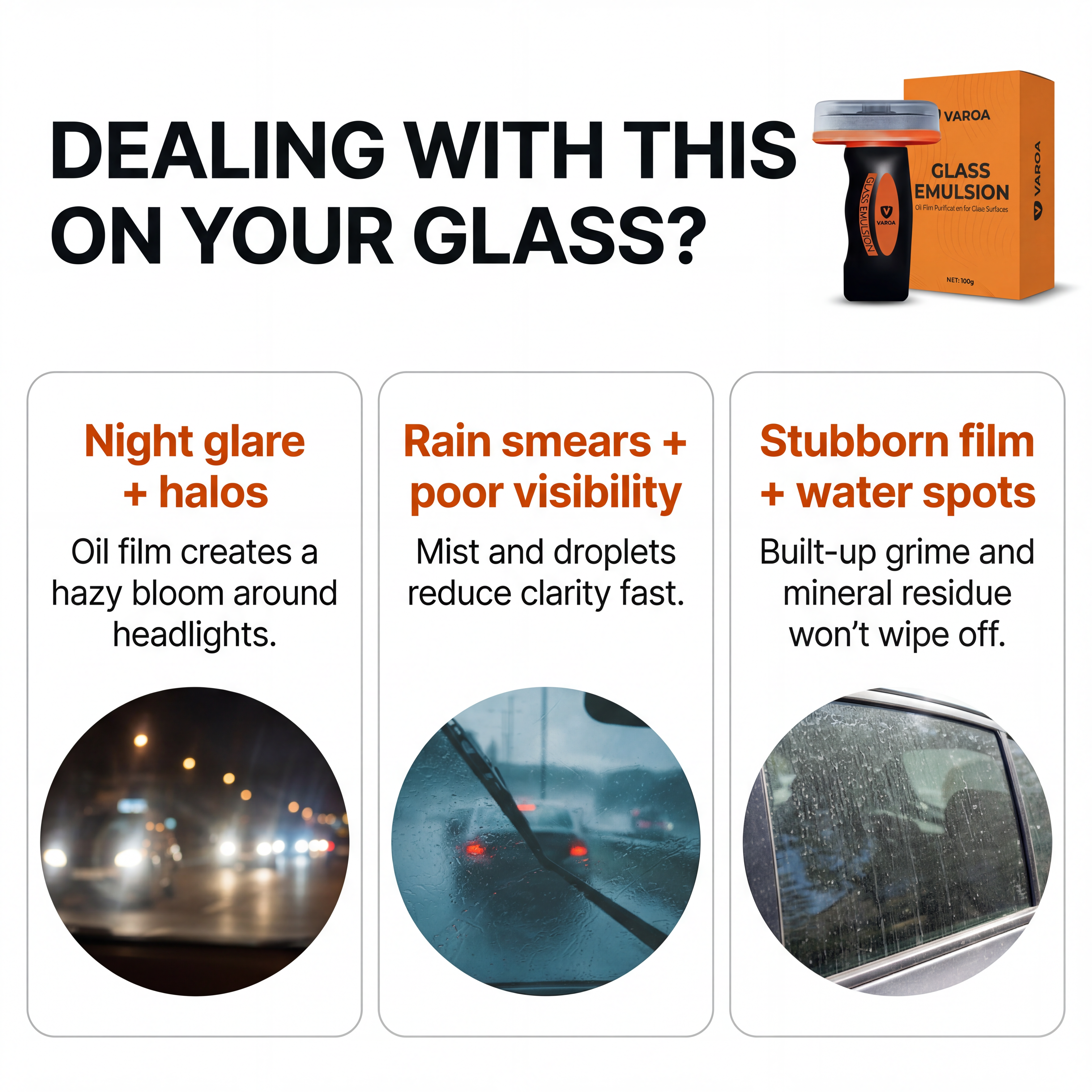 Glass Oil Film Remover